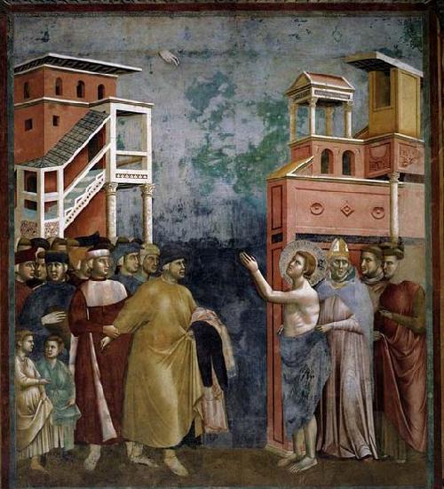 GIOTTO di Bondone Renunciation of Wordly Goods Germany oil painting art